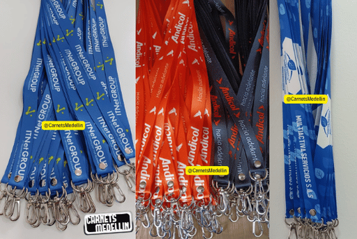 Cinta lanyard sublimada con logo